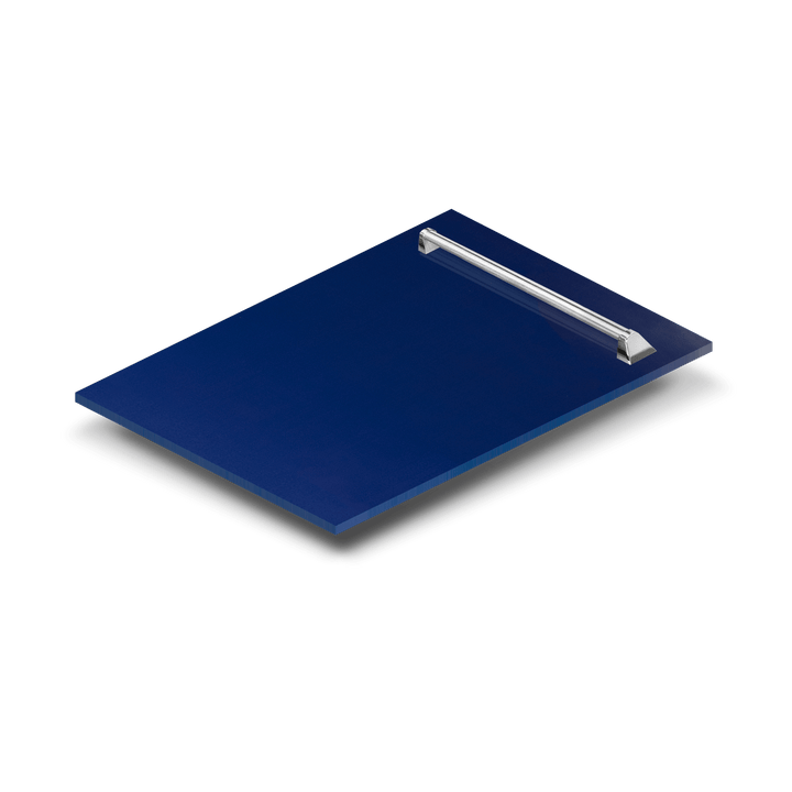 ZLINE 18 in. Dishwasher Panel in Blue Gloss with Traditional Handle (DP-BG-18)