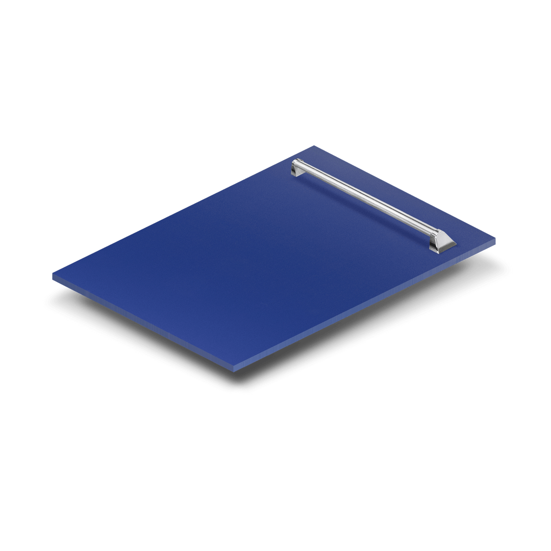 ZLINE 18 in. Dishwasher Panel in Blue Matte with Traditional Handle (DP-BM-18)
