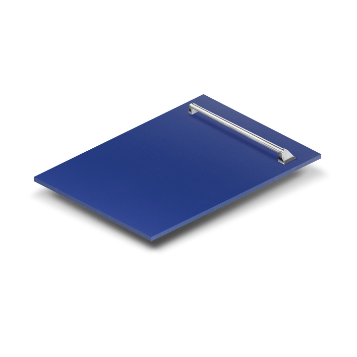 ZLINE 18 in. Dishwasher Panel in Blue Matte with Traditional Handle (DP-BM-18)