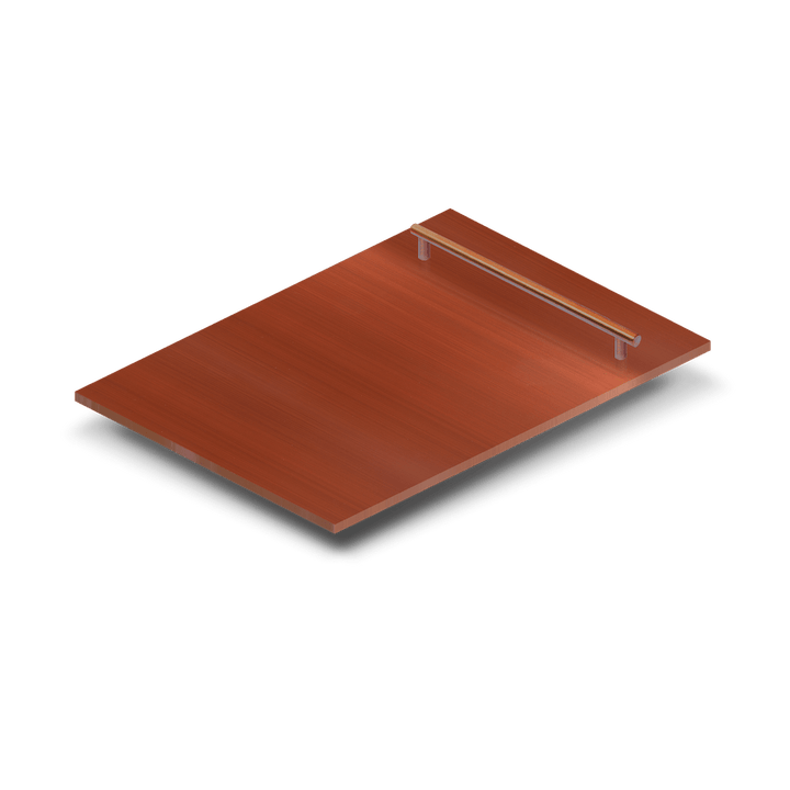 ZLINE 18 in. Dishwasher Panel in Copper with Modern Handle (DP-C-18)