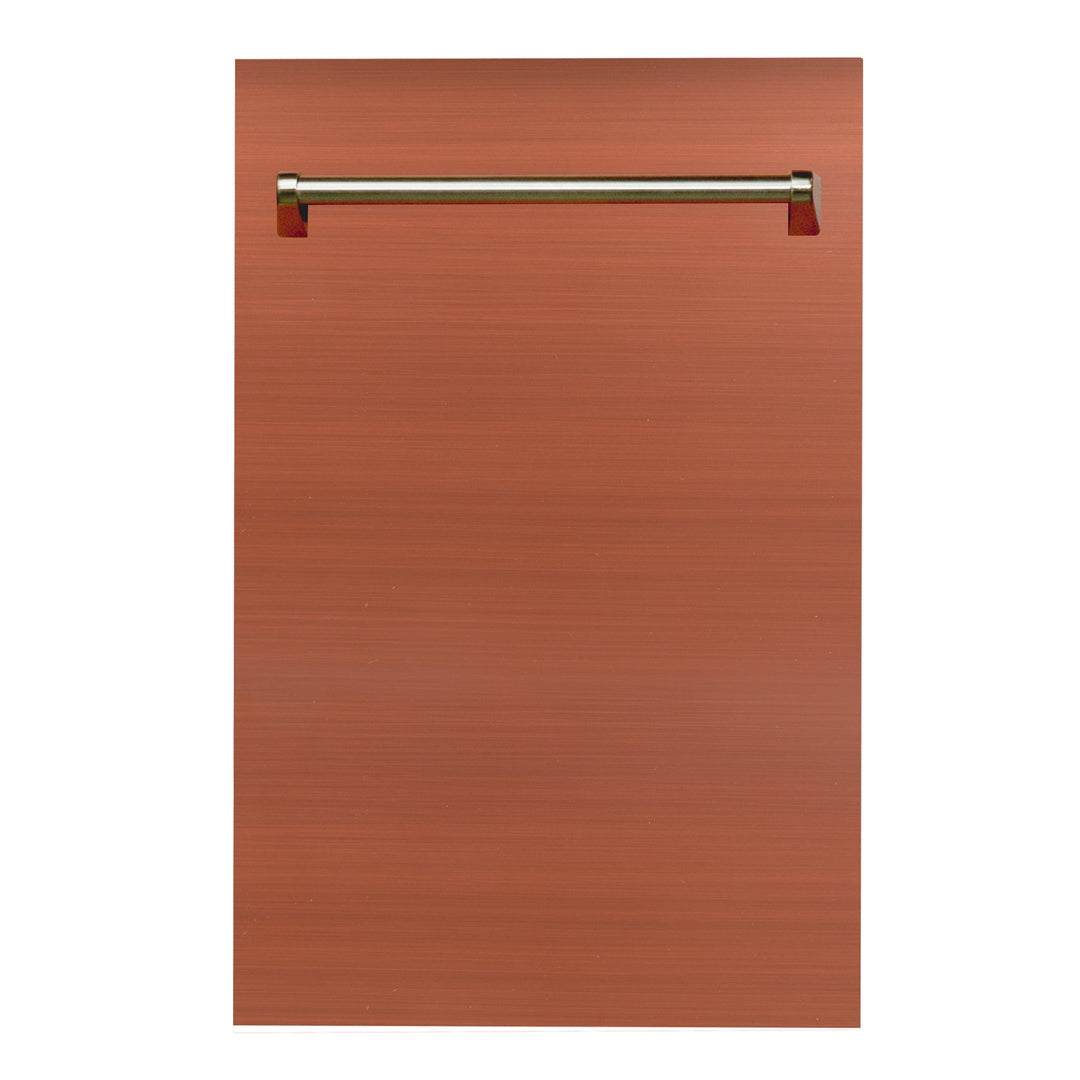 ZLINE 18 in. Dishwasher Panel in Copper with Traditional Handle (DP-C-H-18)