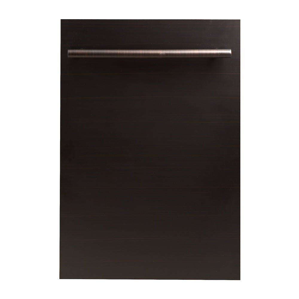 ZLINE 18 in. Dishwasher Panel in Oil Rubbed Bronze with Modern Handle (DP-ORB-18)