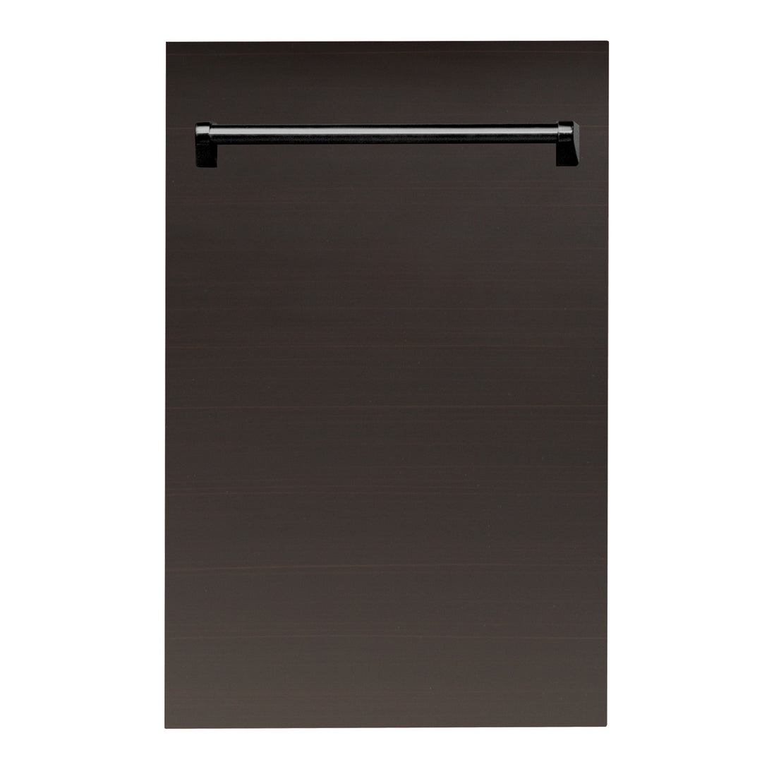 ZLINE 18 in. Dishwasher Panel in Oil Rubbed Bronze with Traditional Handle (DP-ORB-H-18)