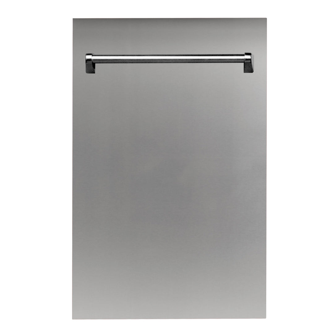 ZLINE 18 in. Dishwasher Panel in Stainless Steel with Traditional Handle (DP-304-H-18)