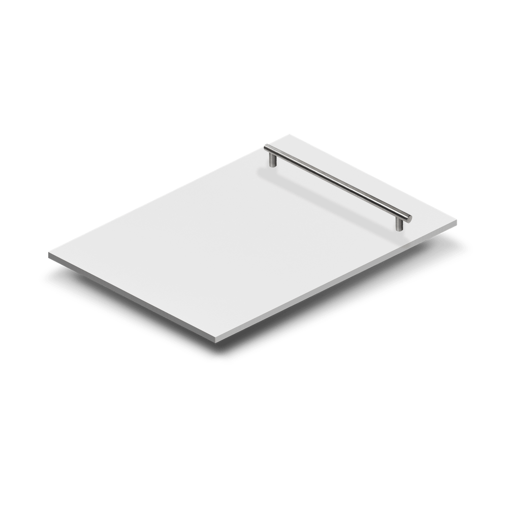 ZLINE 18 in. Dishwasher Panel in White Matte with Modern Handle (DP-WM-H-18)