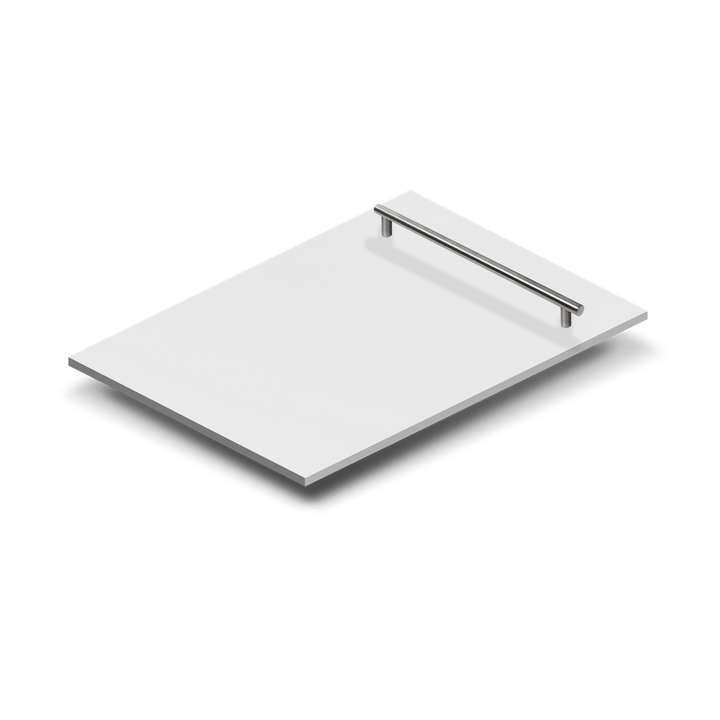 ZLINE 18 in. Dishwasher Panel in White Matte with Modern Handle (DP-WM-H-18)