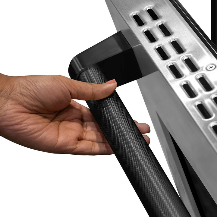 ZLINE 18 in. Helix Handle (Set of 1) for Paramount and Select Ranges in Black Stainless Steel (SGZ-054C-K-BS)