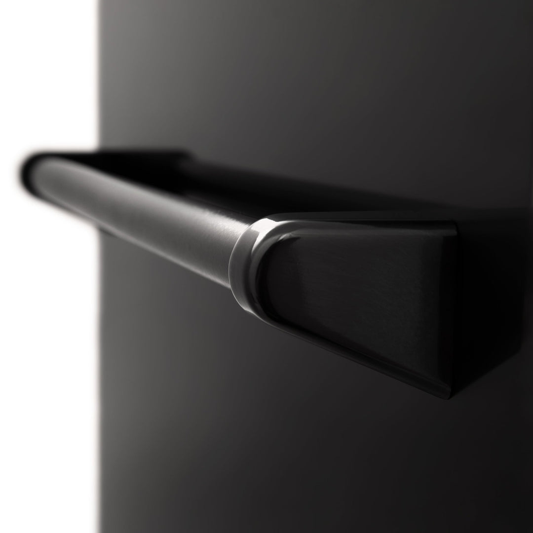 ZLINE 18" Tallac Dishwasher Panel in Black Stainless Steel with Traditional Handle (DPV-BS-18)