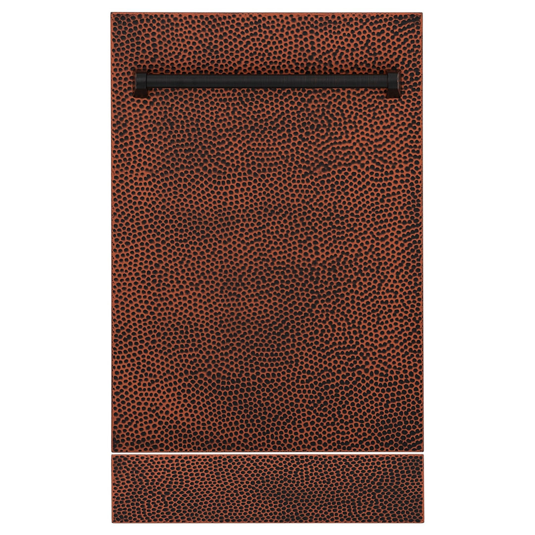 ZLINE 18" Tallac Dishwasher Panel in Hand-Hammered with Traditional Handle (DPV-HH-18)