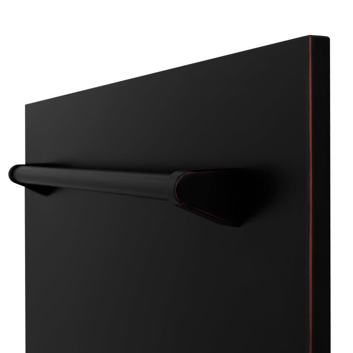 ZLINE 18" Tallac Dishwasher Panel in Oil Rubbed Bronze with Traditional Handle (DPV-ORB-18)