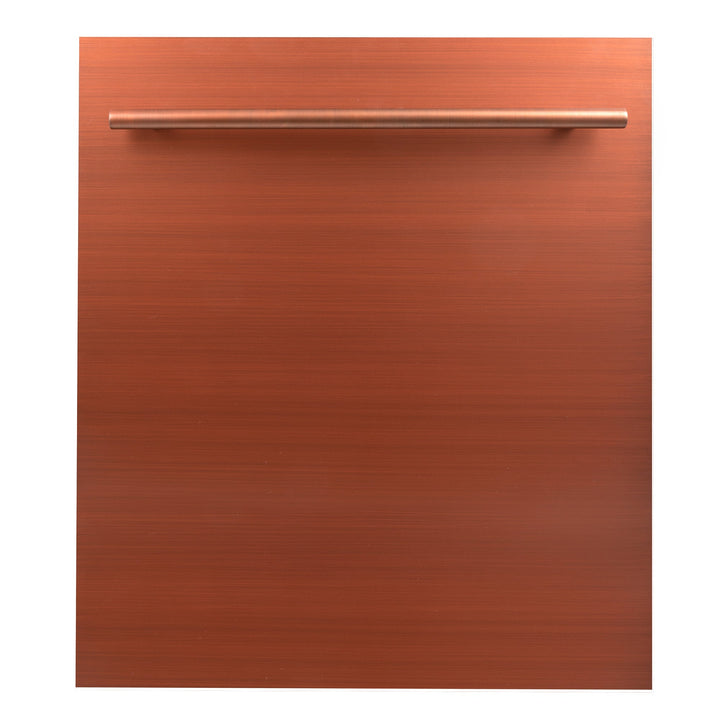 ZLINE 24" Dishwasher Panel in Copper with Modern Handle (DP-C-24)
