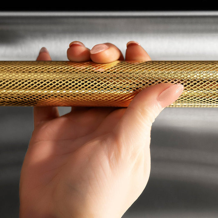 ZLINE 24 in. Autograph Edition Dishwasher Helix Handle (Set of 1) in Polished Gold (DWHZ-K-G-24)