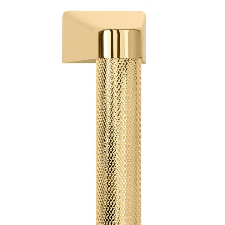 ZLINE 24 in. Autograph Edition Microwave Helix Handle (Set of 1) in Polished Gold (MWHZ-24-K-G)