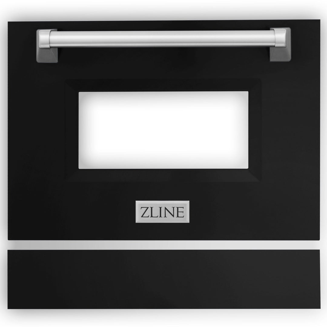 ZLINE 24 in. Black Matte Range Door for RA and RG and RAIND Models (RA-DR-BLM-24)