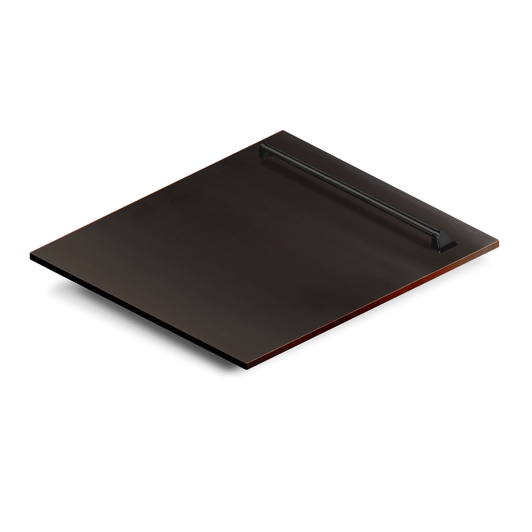 ZLINE 24 in. Dishwasher Panel in Oil Rubbed Bronze with Traditional Handle (DP-ORB-H-24)