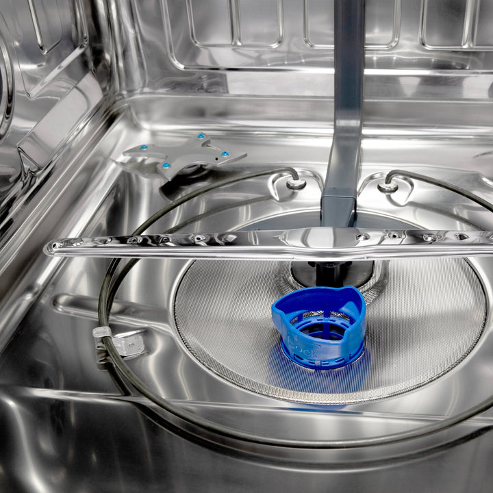 ZLINE 24 in. Monument Series 3rd Rack Top Touch Control Dishwasher with Stainless Steel Panel, 45dBa (DWMT-304-24)