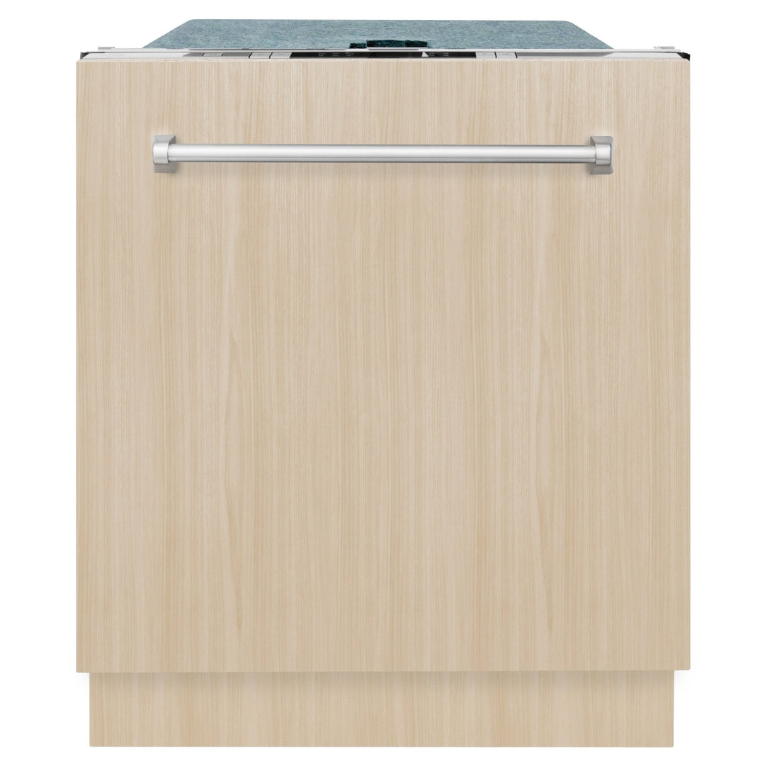 ZLINE 24 in. Panel Ready Top Control Dishwasher with Stainless Steel Tub, 52dBa (DW7713-24)