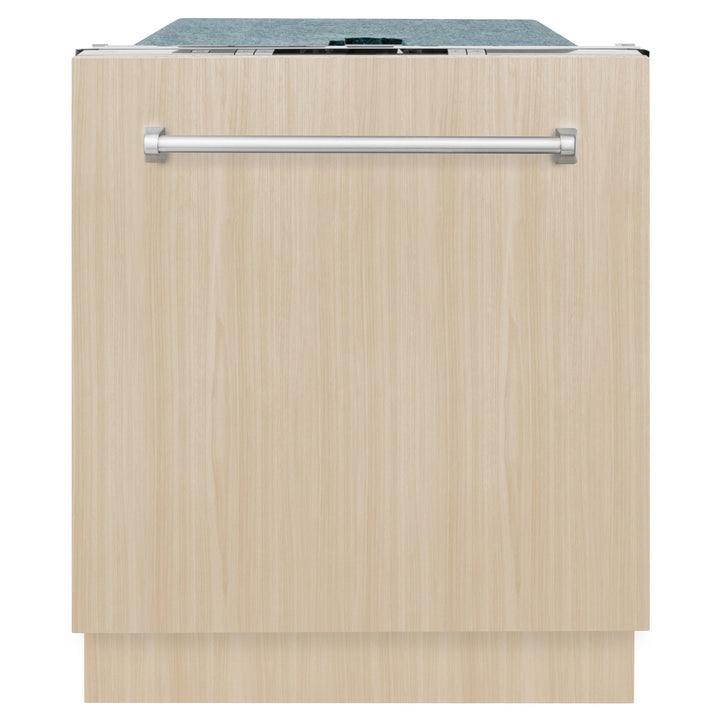 ZLINE 24 in. Panel Ready Top Control Dishwasher with Stainless Steel Tub, 52dBa (DW7713-24)