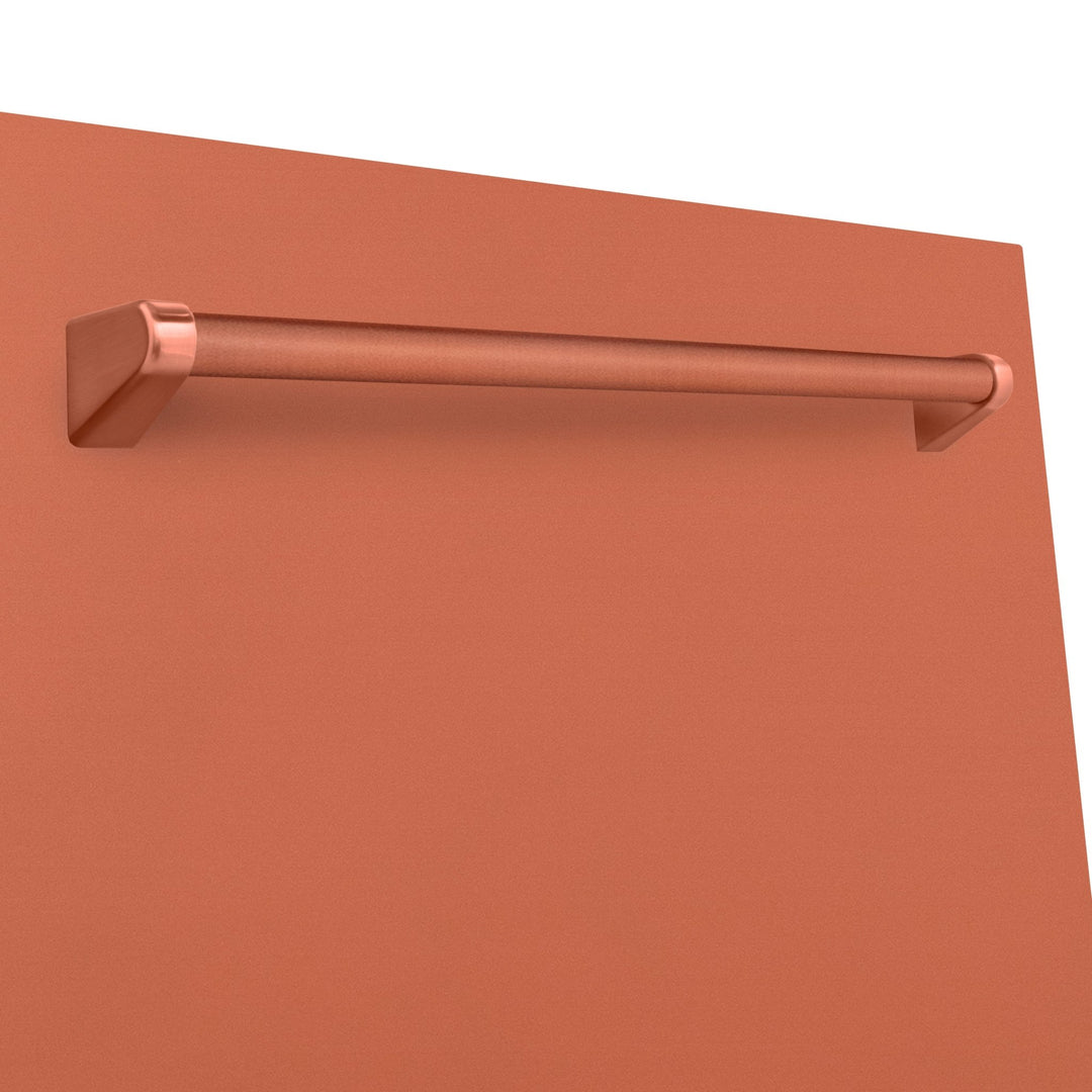 ZLINE 24" Monument Dishwasher Panel in Copper with Traditional Handle (DPMT-C-24)