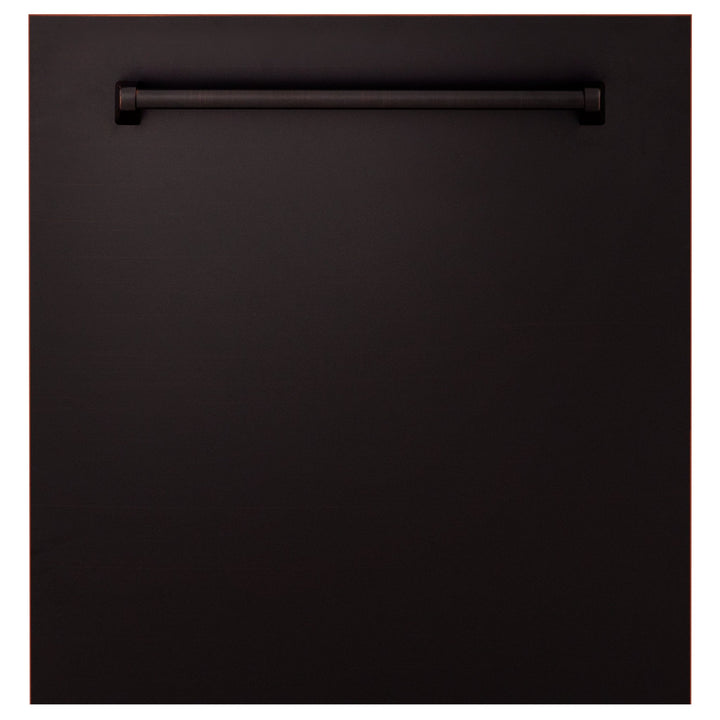 ZLINE 24" Monument Dishwasher Panel in Oil Rubbed Bronze with Traditional Handle (DPMT-ORB-24)