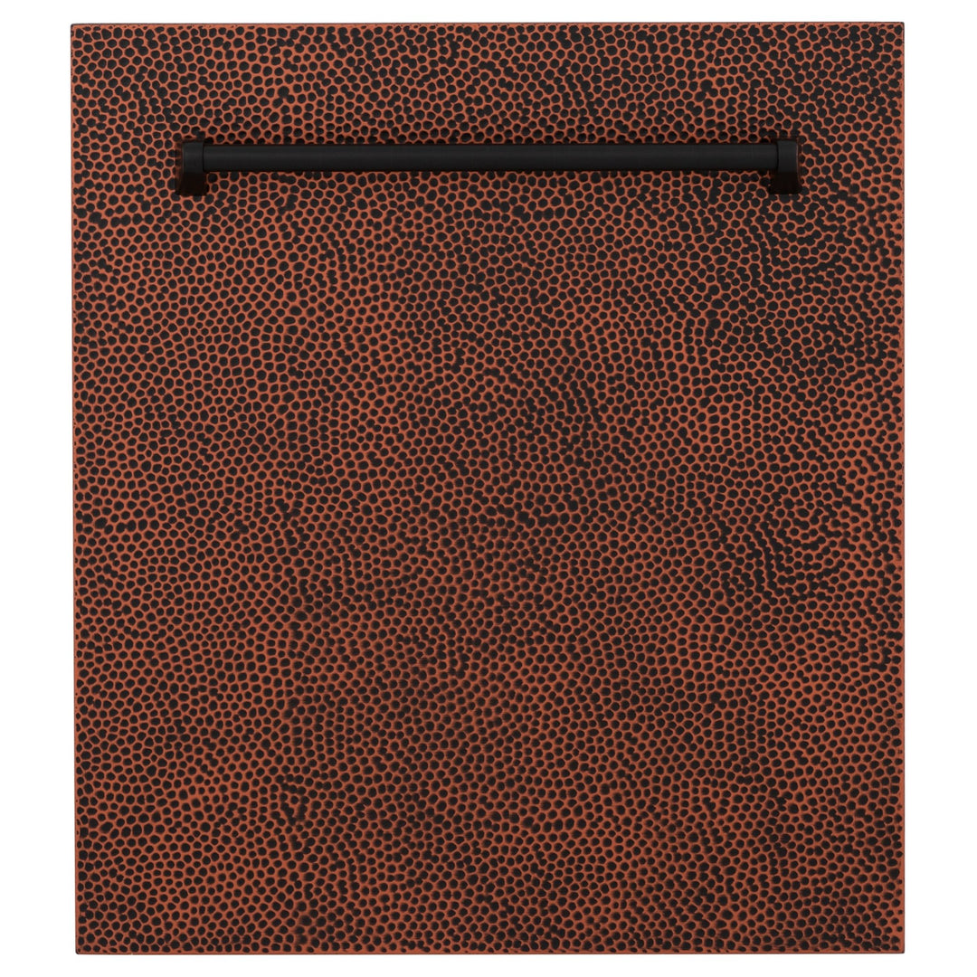 ZLINE 24" Tallac Dishwasher Panel in Hand-Hammered with Traditional Handle (DPV-HH-24)
