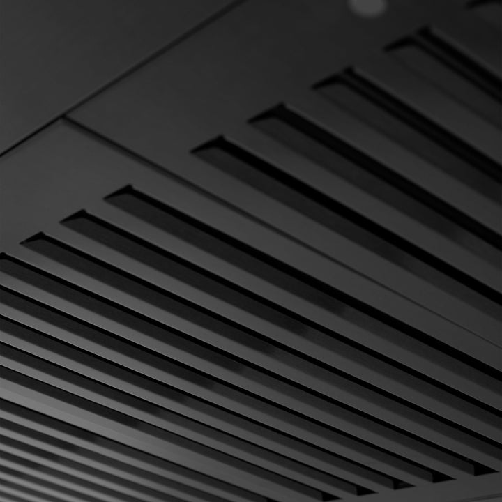 ZLINE 30" Convertible Vent Wall Mount Range Hood in Black Stainless Steel (BSKEN-30)