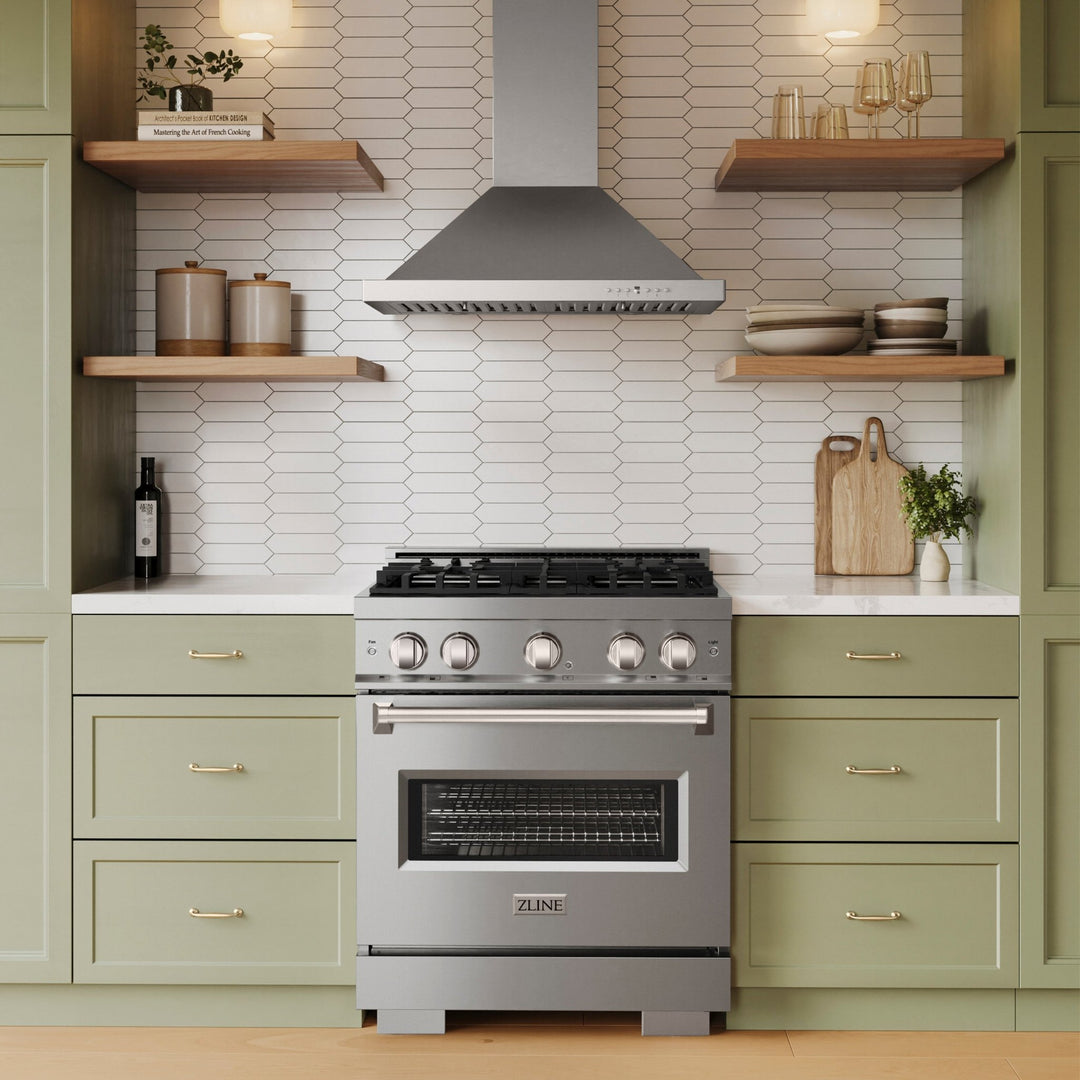ZLINE 30" Convertible Vent Wall Mount Range Hood in Stainless Steel (KB-30)