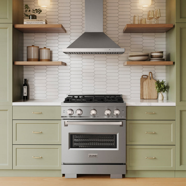 ZLINE 30" Convertible Vent Wall Mount Range Hood in Stainless Steel (KB-30)