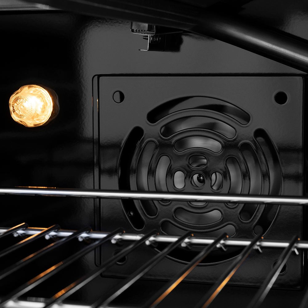 ZLINE 30 in. 4.2 cu. ft. Paramount Gas Range with 4 Burner Cooktop and Convection Gas Oven in Black Stainless Steel (SGRB2-30)