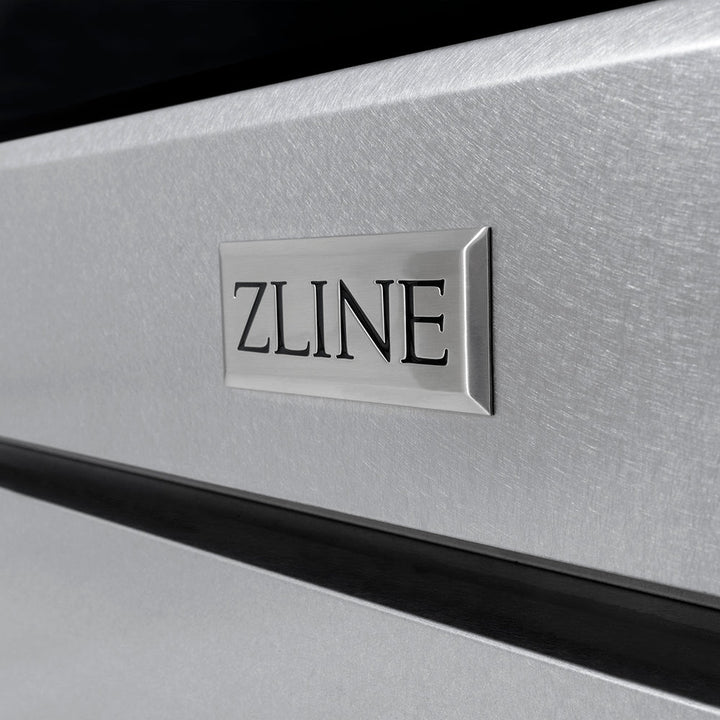 ZLINE 30 in. 4.2 cu. ft. Paramount Gas Range with 4 Burner DuoProâ„¢ Cooktop and Convection Gas Oven in Satin Stainless Steel (PSGRS-30)
