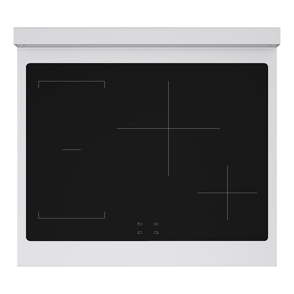 ZLINE 30 in. 4.2 cu. ft. Paramount Induction Range with 4 Element Cooktop and Electric Convection Oven in Stainless Steel with Black Matte Door (SINR-BLM-30)
