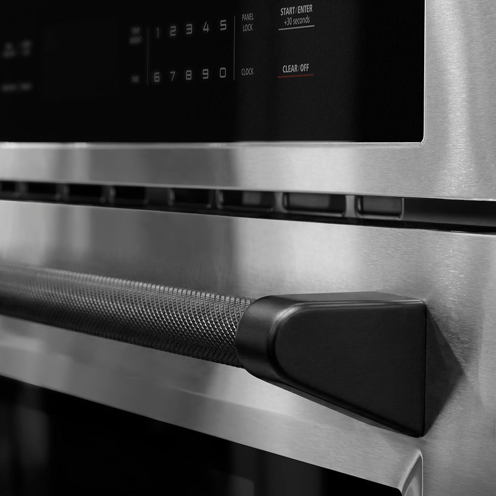 ZLINE 30 in. Autograph Edition Microwave Helix Handle (Set of 1) in Matte Black (MWHZ-30-K-MB)