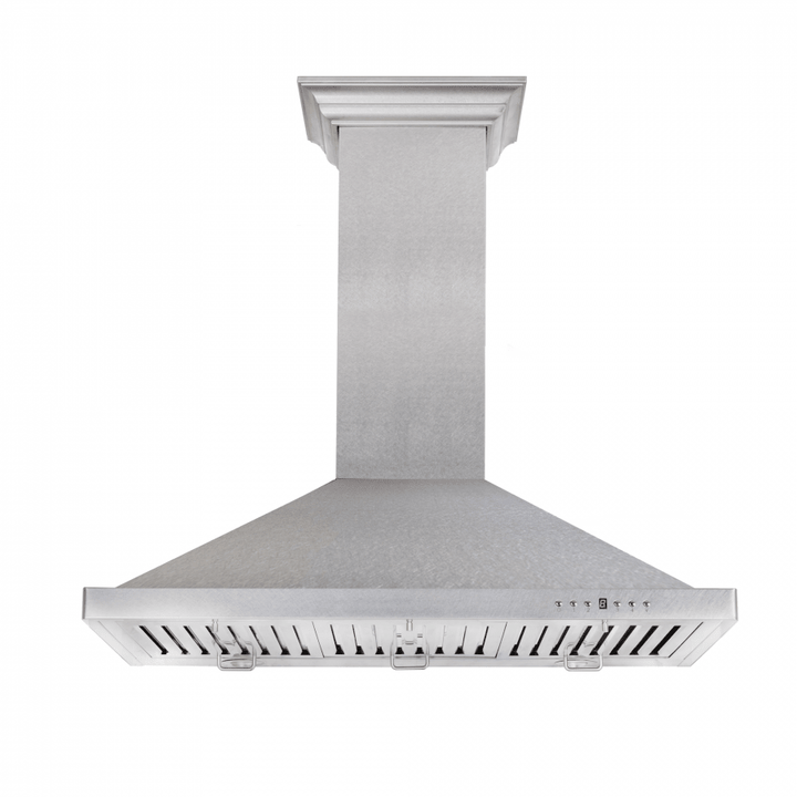 ZLINE 30 in. Designer Series Satin Stainless Steel Convertible Vent Wall Mount Range Hood (8KBS-30)