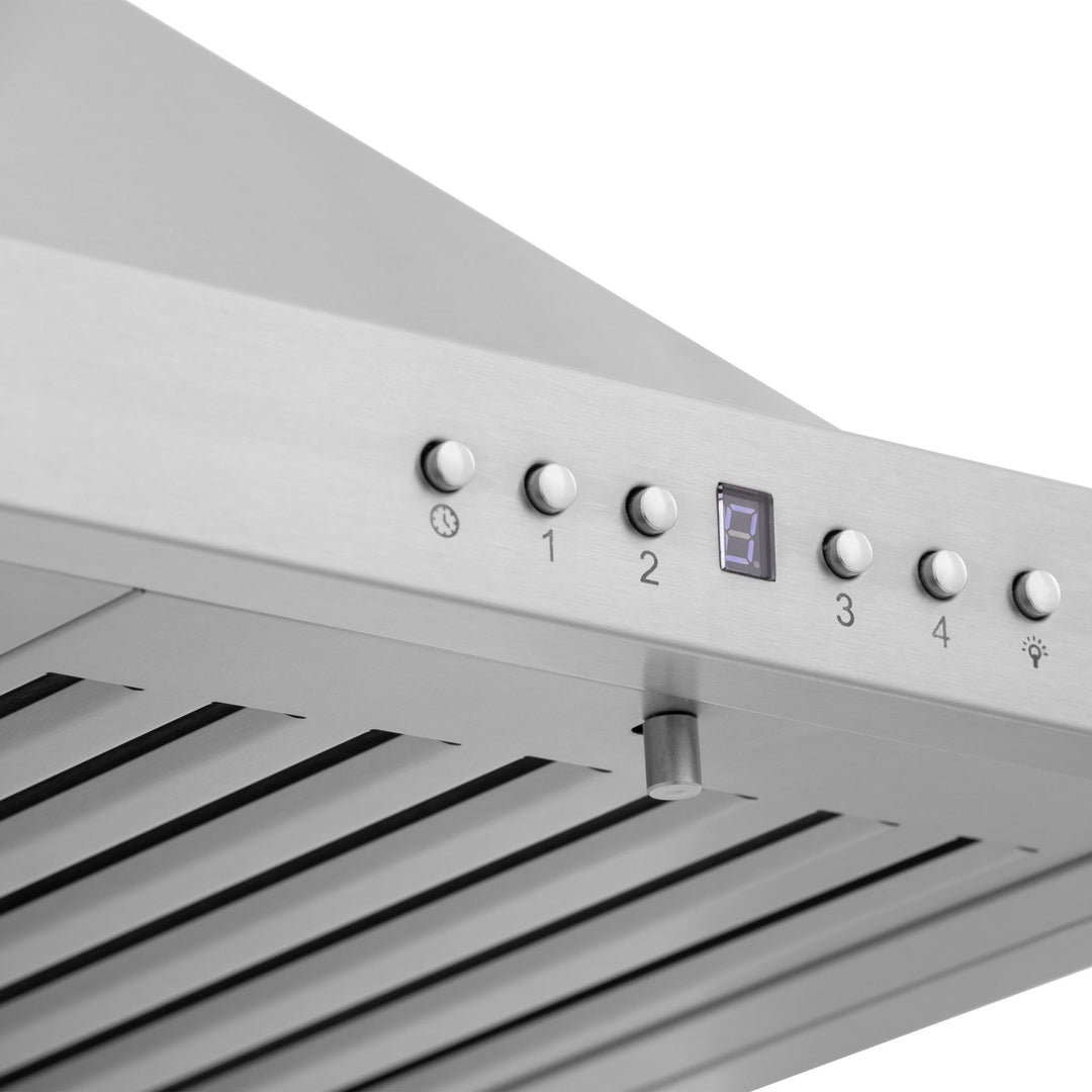 ZLINE 30 in. Kitchen Package with ZLINE Satin Stainless Steel Dual Fuel Range with Red Matte Door and Convertible Vent Range Hood (2KP-RARMRH30)