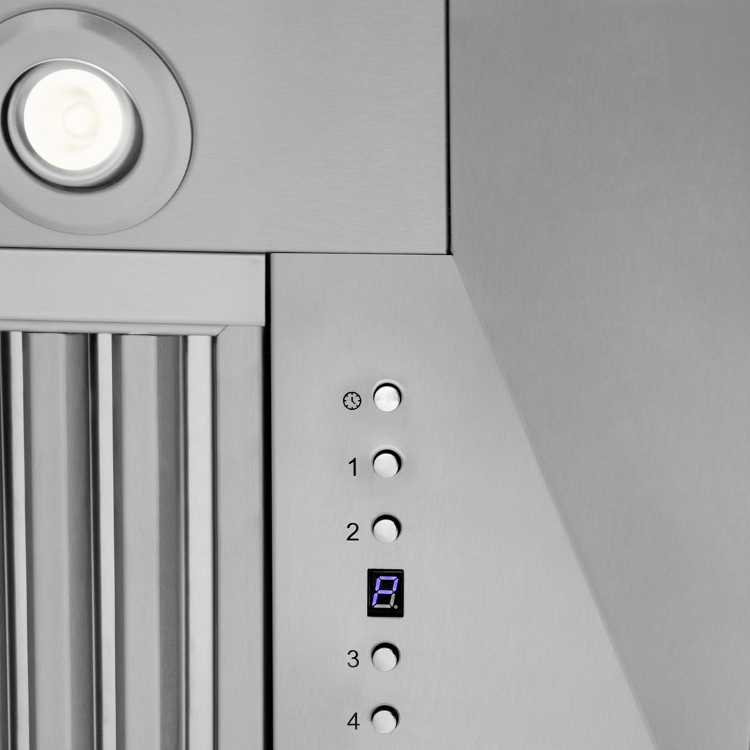 ZLINE 30" Professional Convertible Vent Wall Mount Range Hood in Stainless Steel (597-30)