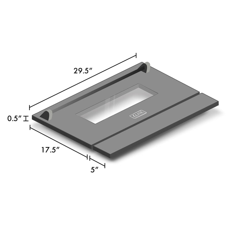 ZLINE 30 in. Blue Gloss Range Door for RA and RG and RAIND Models (RA-DR-BG-30)