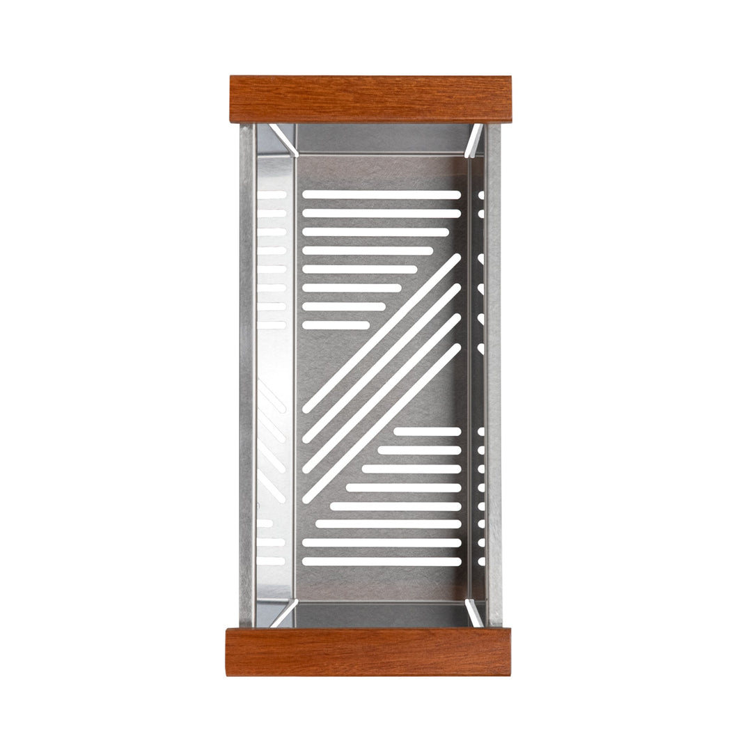 ZLINE 33 in. Garmisch Undermount Single Bowl Satin Stainless Steel Kitchen Sink with Bottom Grid and Accessories (SLS-33S)