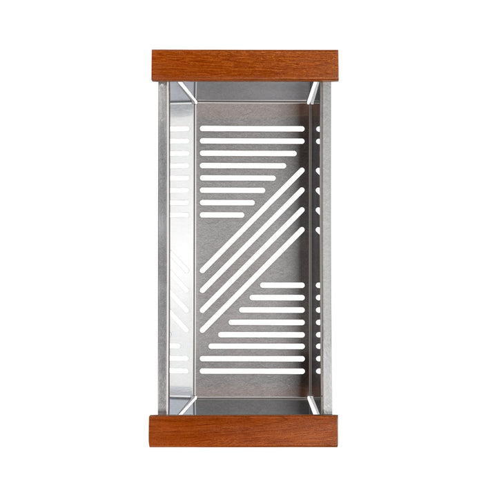 ZLINE 33 in. Garmisch Undermount Single Bowl Satin Stainless Steel Kitchen Sink with Bottom Grid and Accessories (SLS-33S)