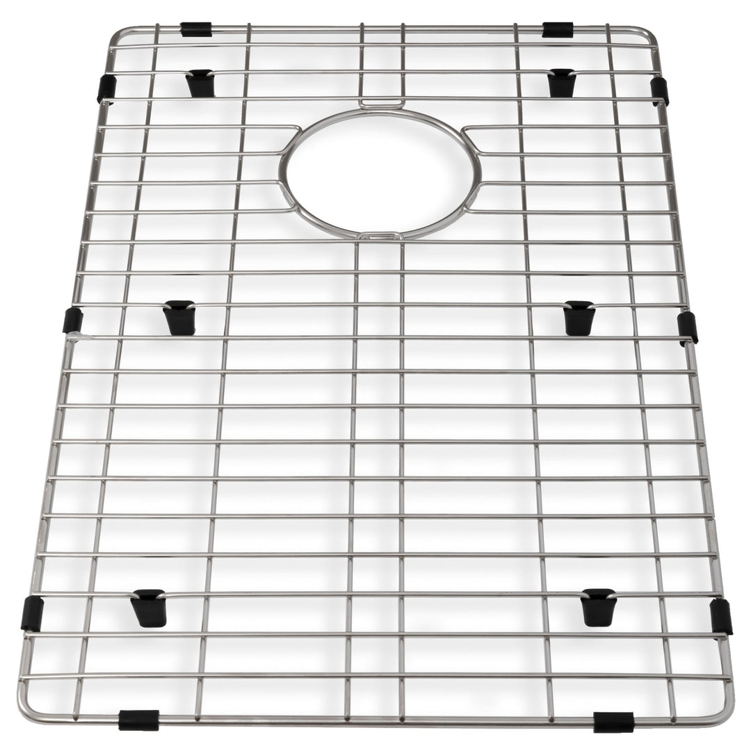 ZLINE 33 in. Garmisch Undermount Single Bowl Stainless Steel Kitchen Sink with Bottom Grid and Accessories (SLS-43)