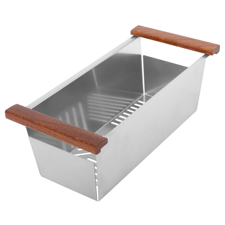 ZLINE 33 in. Garmisch Undermount Single Bowl Stainless Steel Kitchen Sink with Bottom Grid and Accessories (SLS-43)