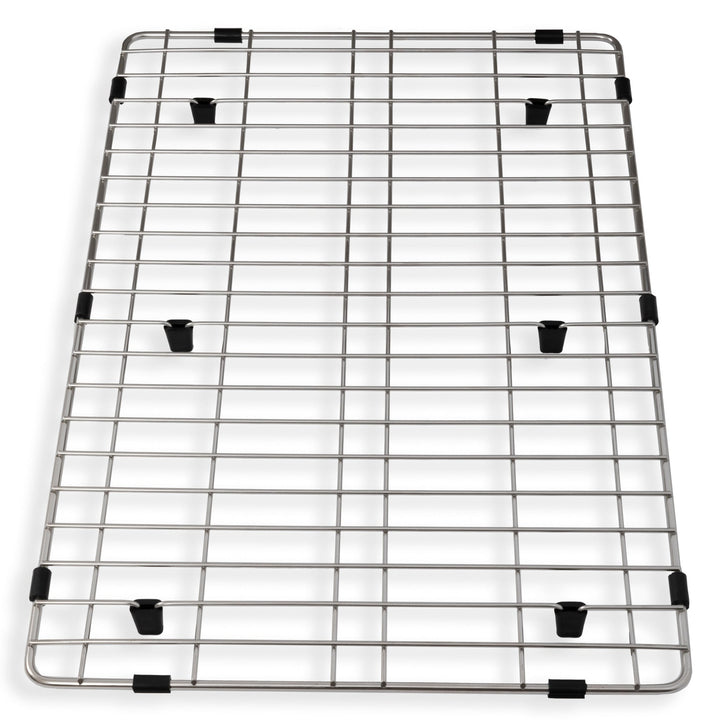 ZLINE 33 in. Garmisch Undermount Single Bowl Stainless Steel Kitchen Sink with Bottom Grid and Accessories (SLS-43)