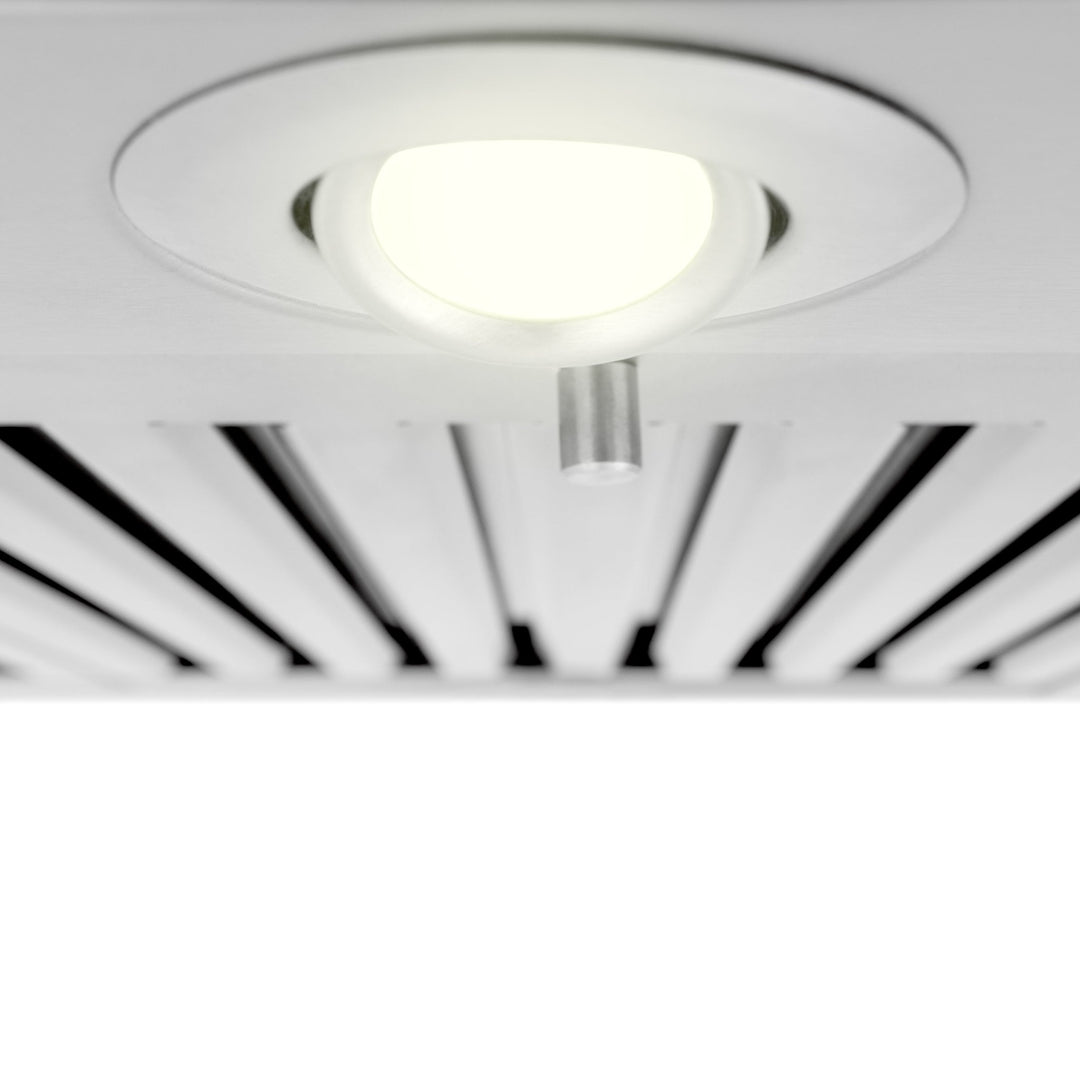 ZLINE 36" Convertible Vent Island Mount Range Hood in Stainless Steel (KE2i-36)
