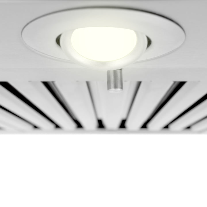 ZLINE 36" Convertible Vent Island Mount Range Hood in Stainless Steel (KE2i-36)