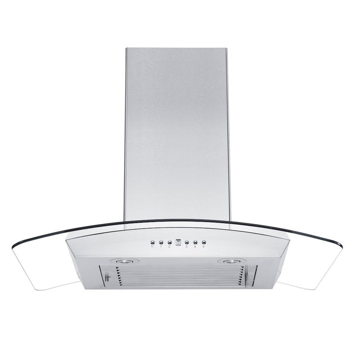 ZLINE 36" Convertible Vent Wall Mount Range Hood in Stainless Steel & Glass (KZ-36)