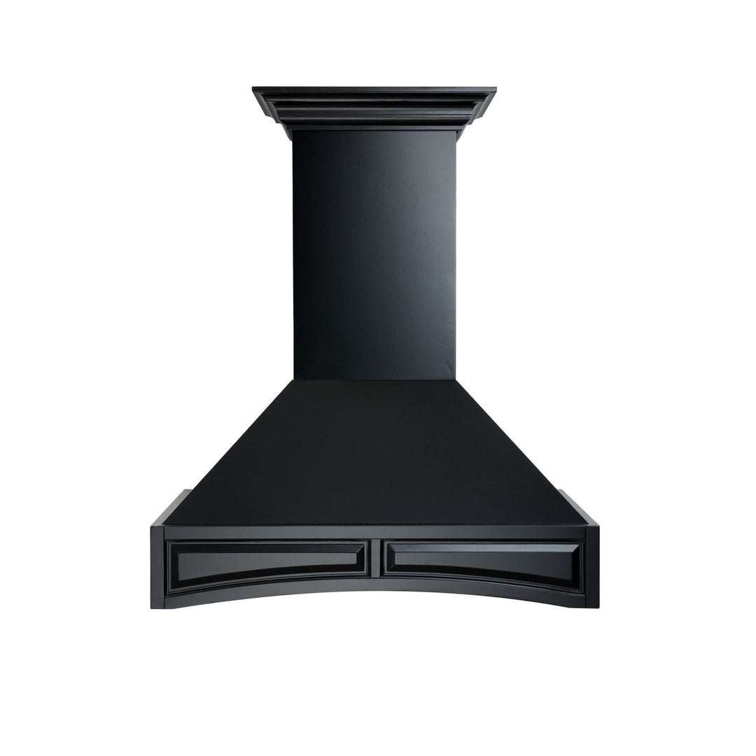 ZLINE 36" Ducted Wooden Wall Mount Range Hood in Black (321CC-36)