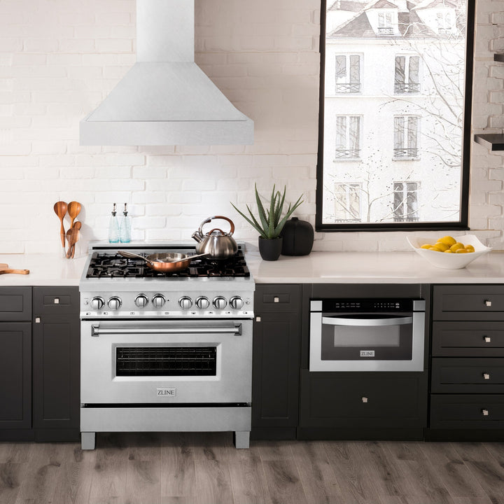 ZLINE 36" Fingerprint Resistant Stainless Steel Range Hood (8654SN-36)