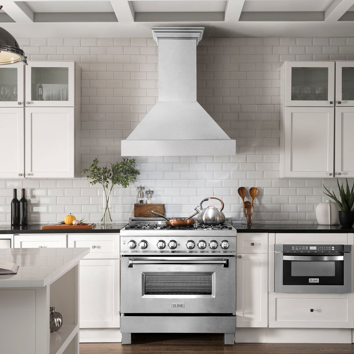 ZLINE 36" Fingerprint Resistant Stainless Steel Range Hood (8654SN-36)