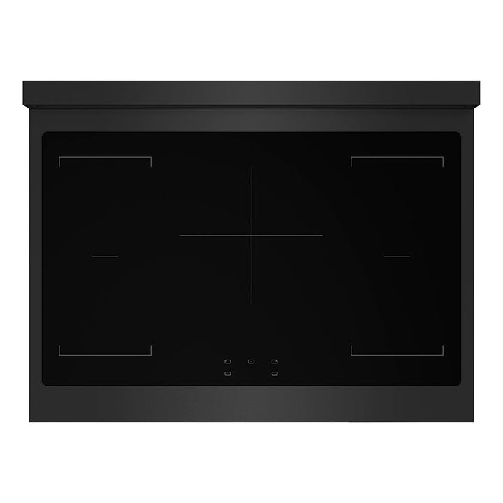 ZLINE 36 in. 5.2 cu. ft. Paramount Induction Range with 5 Element Cooktop and Electric Convection Oven in Black Stainless Steel (SINRB-36)