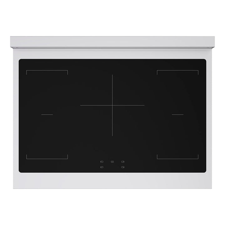 ZLINE 36 in. 5.2 cu. ft. Paramount Induction Range with 5 Element Cooktop and Electric Convection Oven in Stainless Steel with Black Matte Door (SINR-BLM-36)