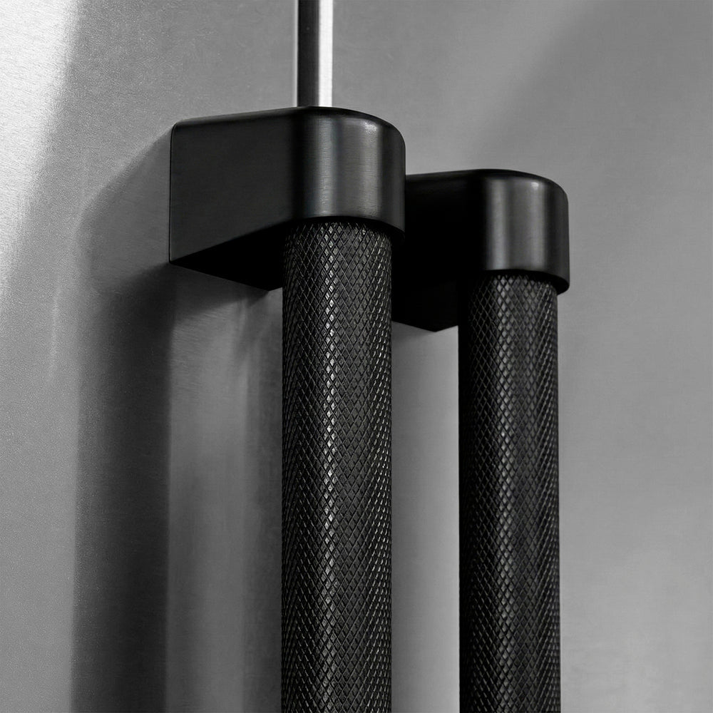 ZLINE 36 in. Built-In Refrigerator Helix Handles (Set of 3) in Black Stainless Steel (RBIVHZ-K-BS-36)